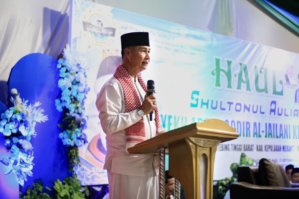 image Sekda Sudandri Hadiri Haul Syekh Abdul Qodir Al-Jailani di Insit