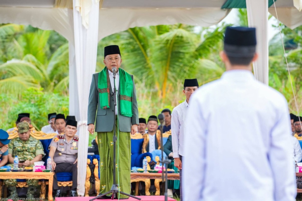 image Bupati Asmar Pimpin Upacara Hari Santri 2026, Dorong Santri Kuasai Ilmu dan Jaga Akhlak