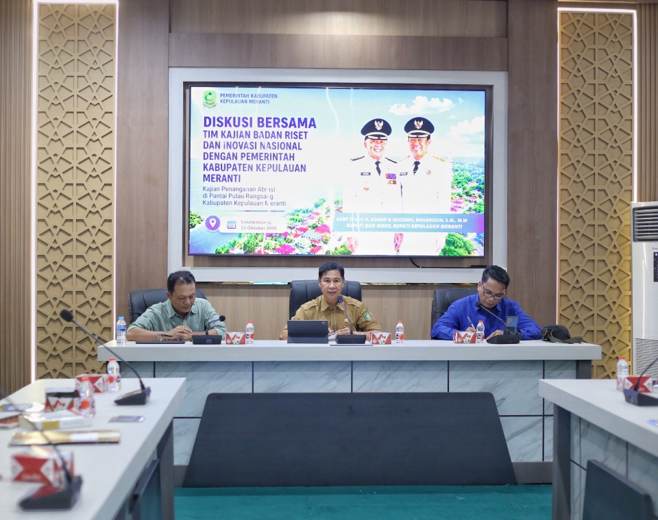 image Abrasi Gerus Pulau Rangsang, Teknologi Eco-Breakwater Jadi Harapan Baru Meranti