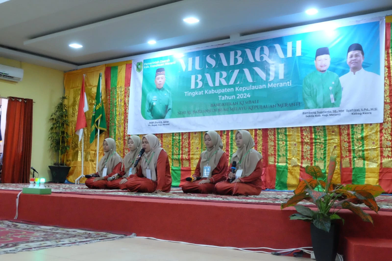 Pembukaan Musabaqah Barzanji Tingkat Kabupaten Kepulauan Meranti