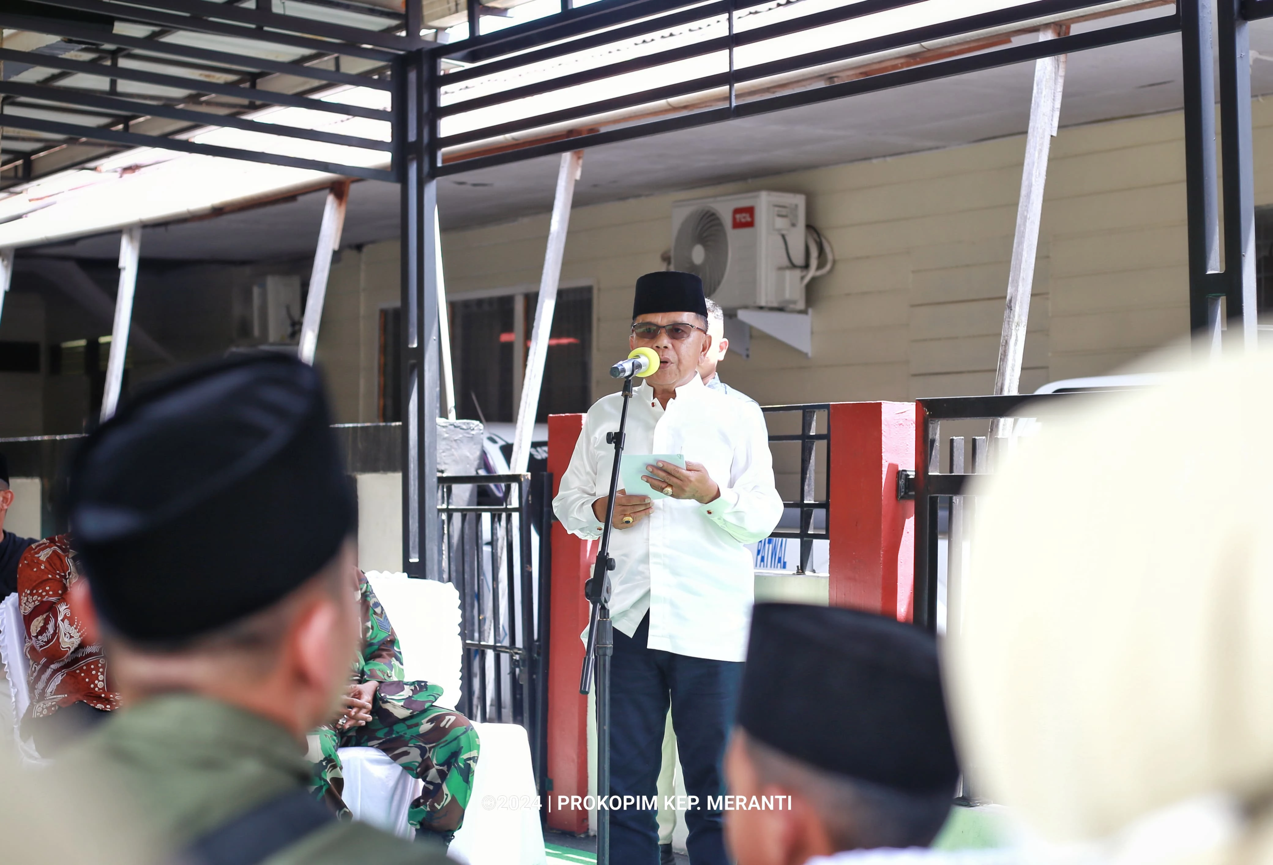 Plt Bupati H. Asmar Menyambut Kepulangan kafilah Mtq ke 42 prov Riau di Rumah Dinas