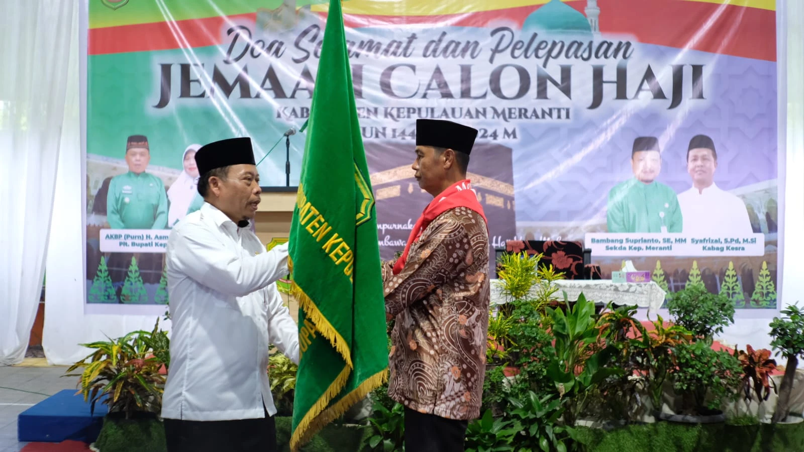 Pelepasan dan doa bersama Jamaah haji Kepulauan Meranti