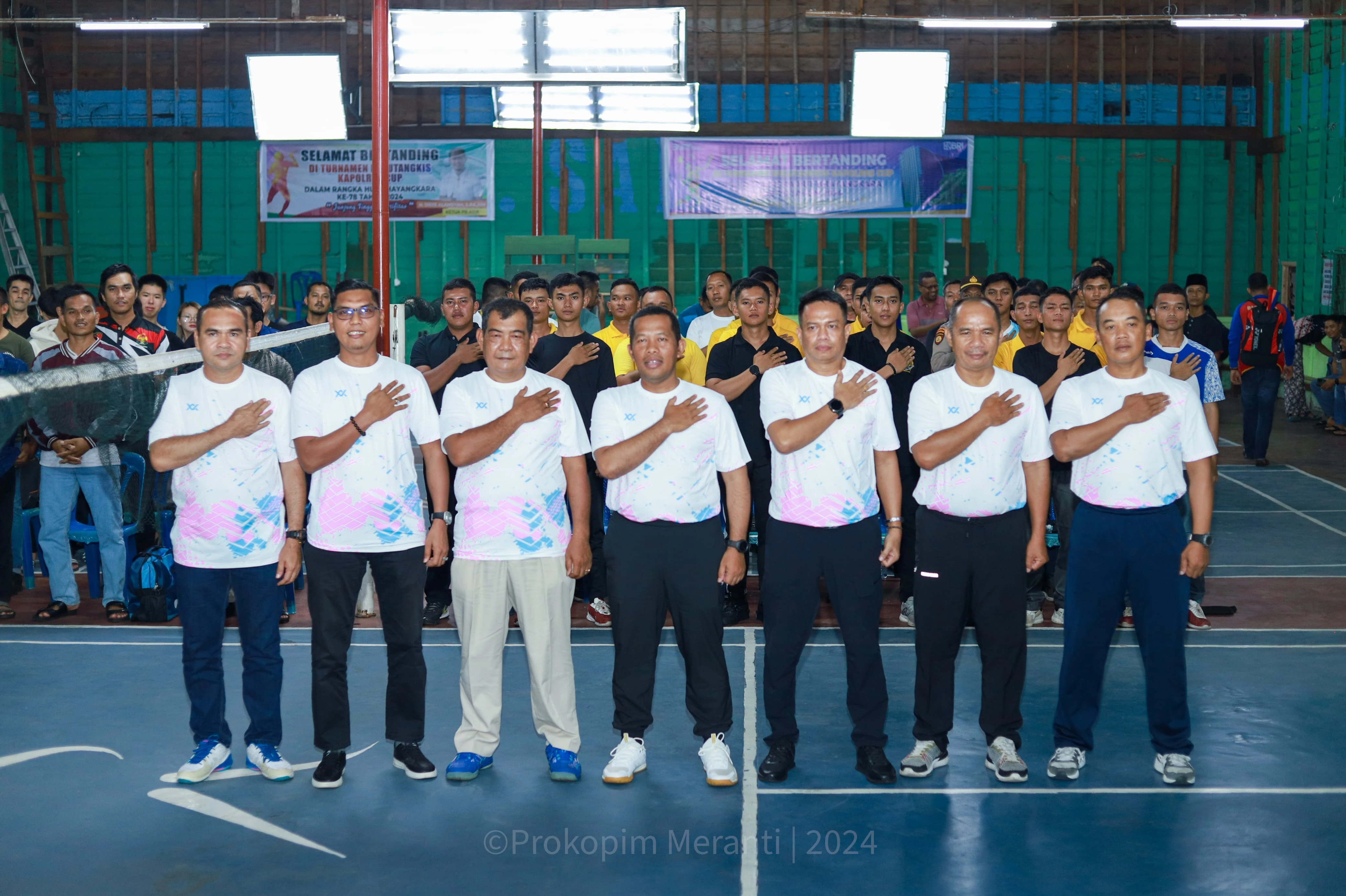 Penutupan turnamen bulutangkis kapolre cup 2024