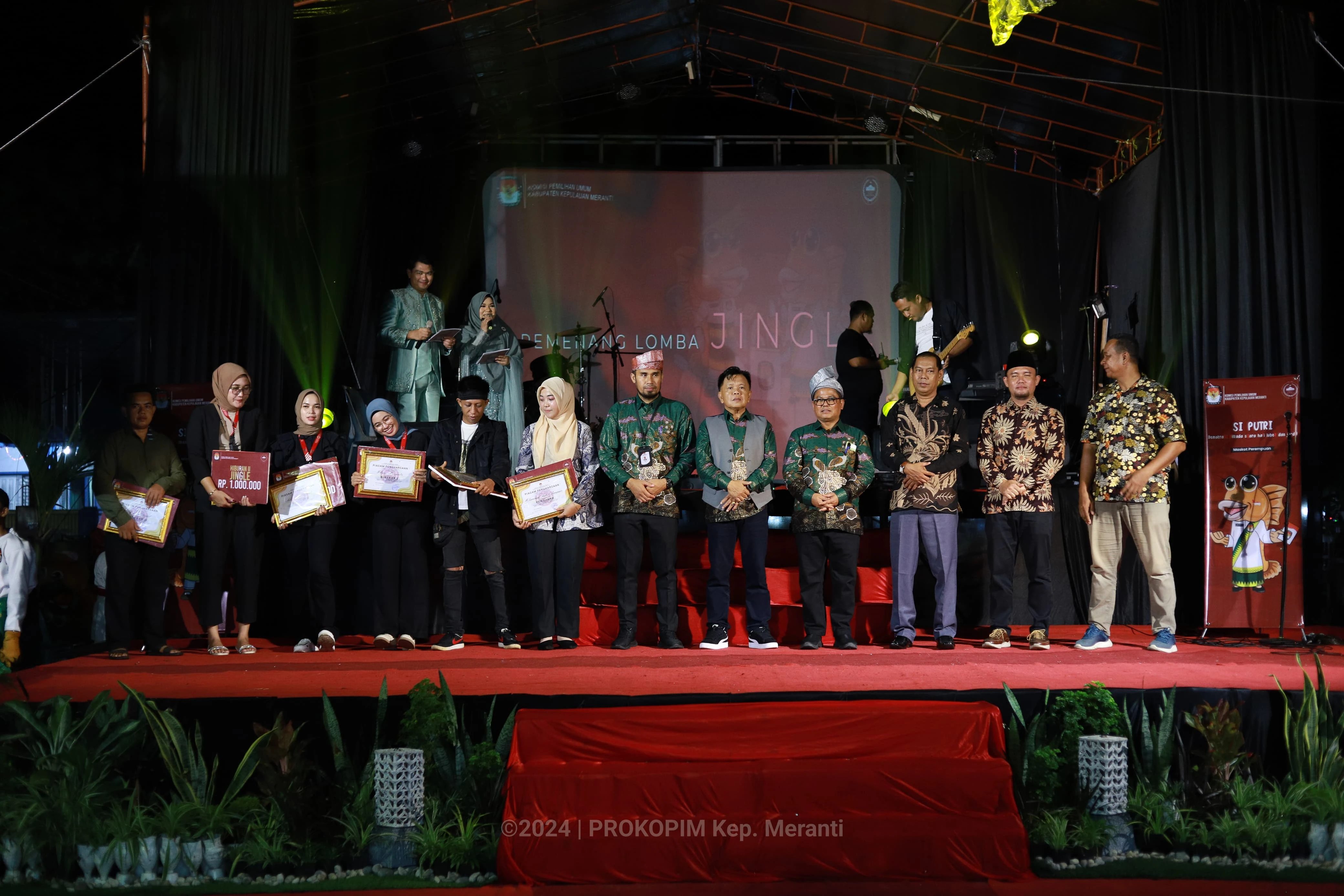 Peluncuran Maskot dan jingle Pilkada Meranti 2024