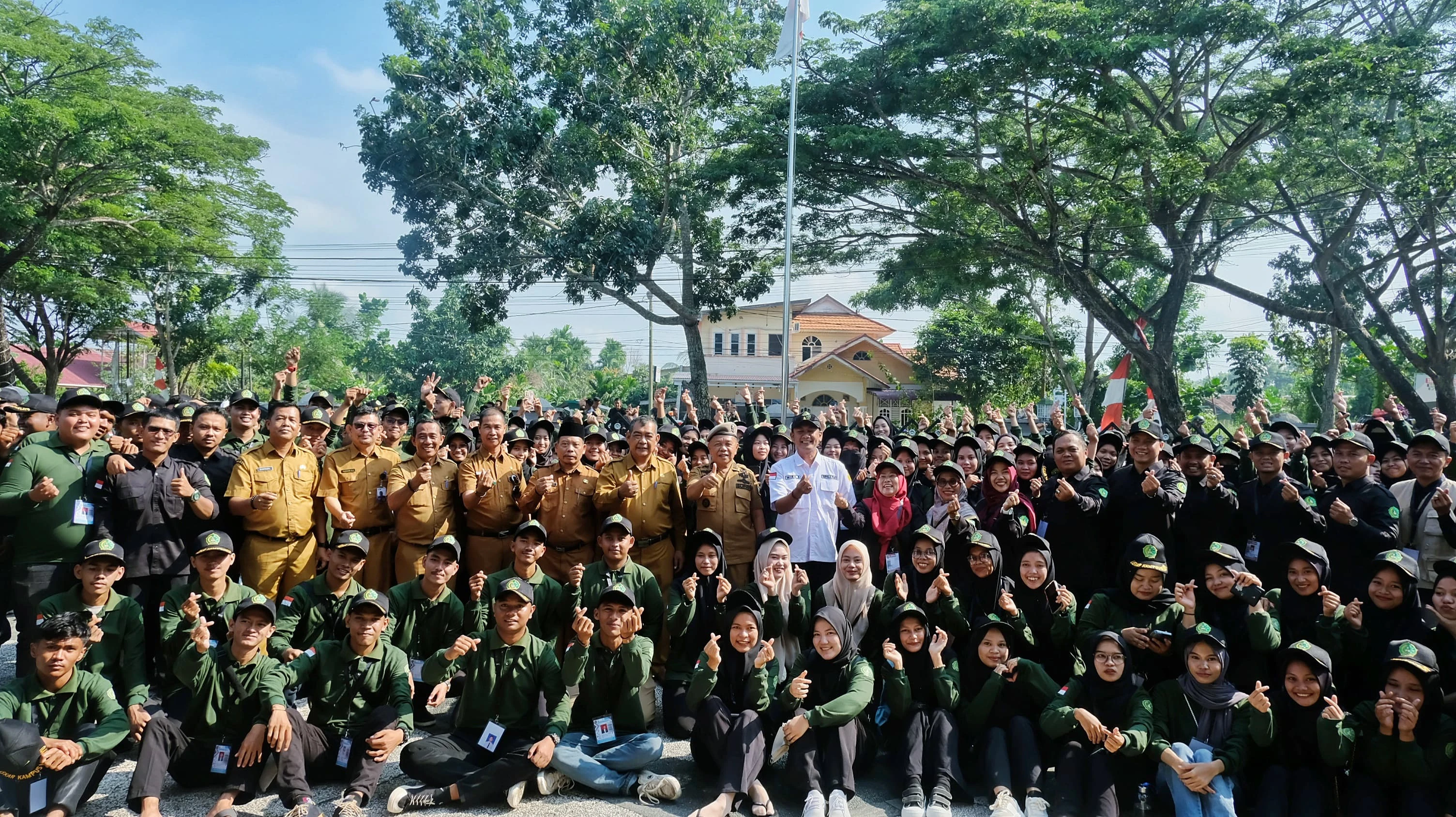 Pelepasan Mahasiswa KKN STAIN Bengkalis Tahun 2024 di Kepulauan Meranti