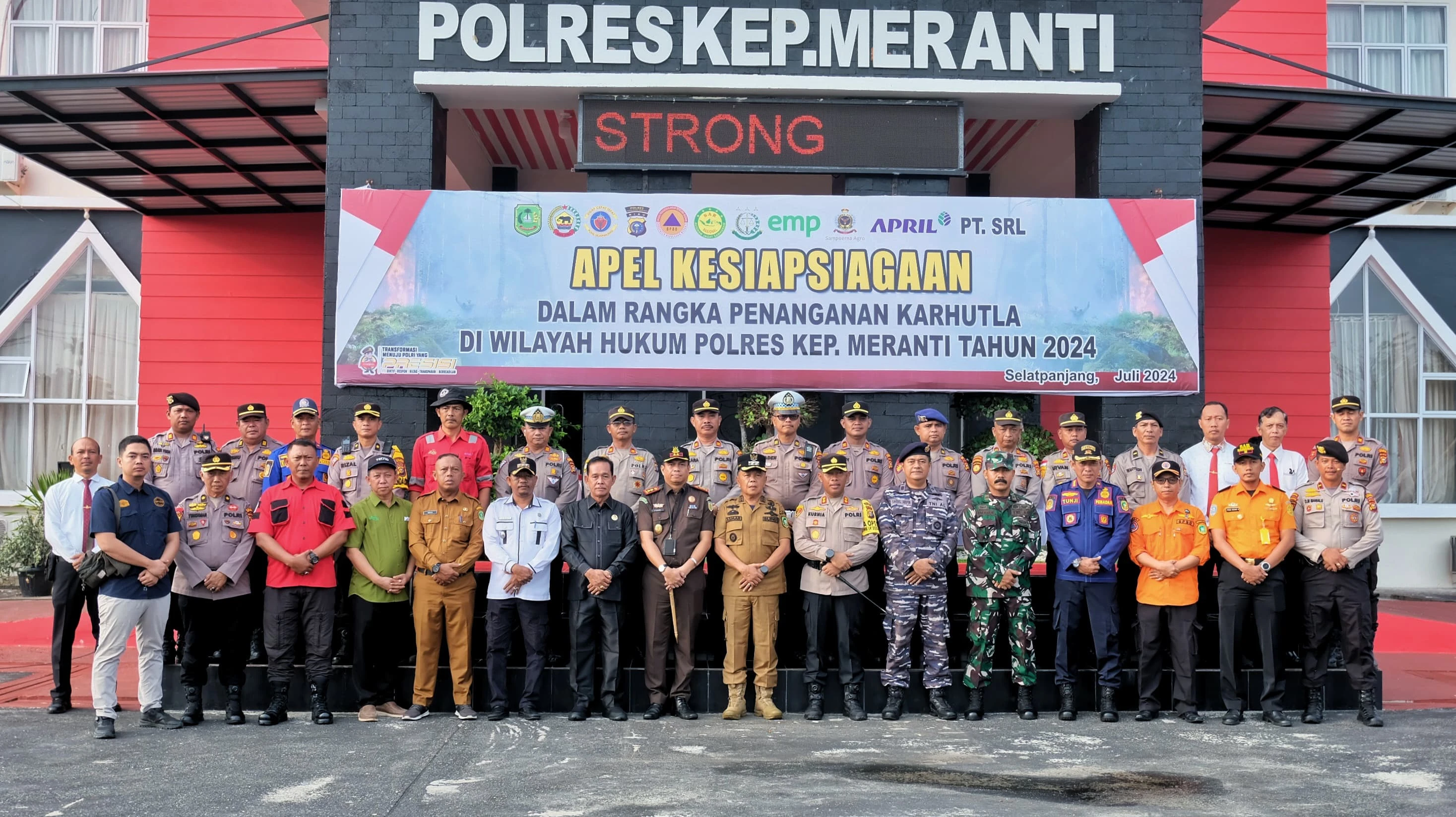 Apel Kesiapsiagaan Penanganan Karhutla di Kepulauan Meranti