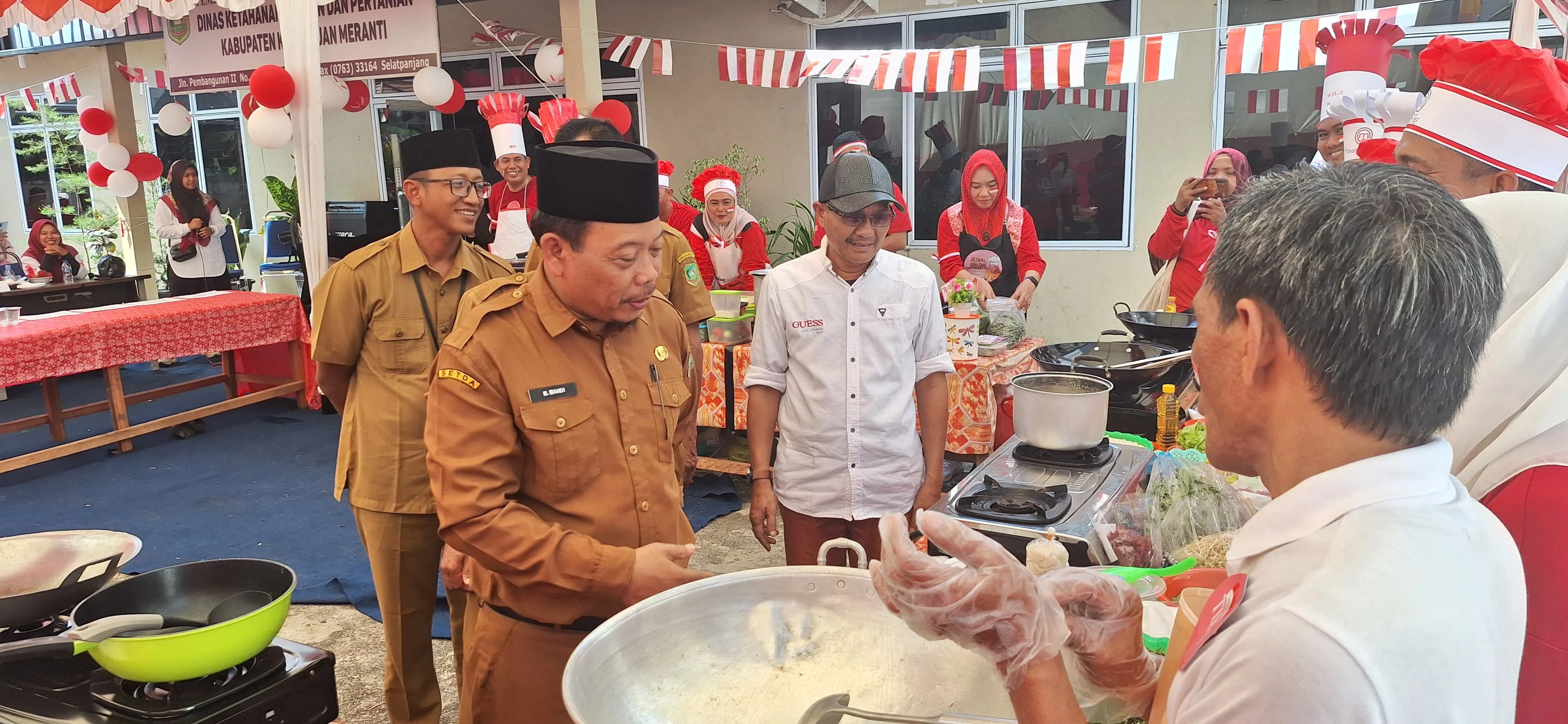 Dinas Ketahanan Pangan dan Pertanian (DKPP) Kabupaten Kepulauan Meranti menggelar Lomba Memasak Berbahan Sagu