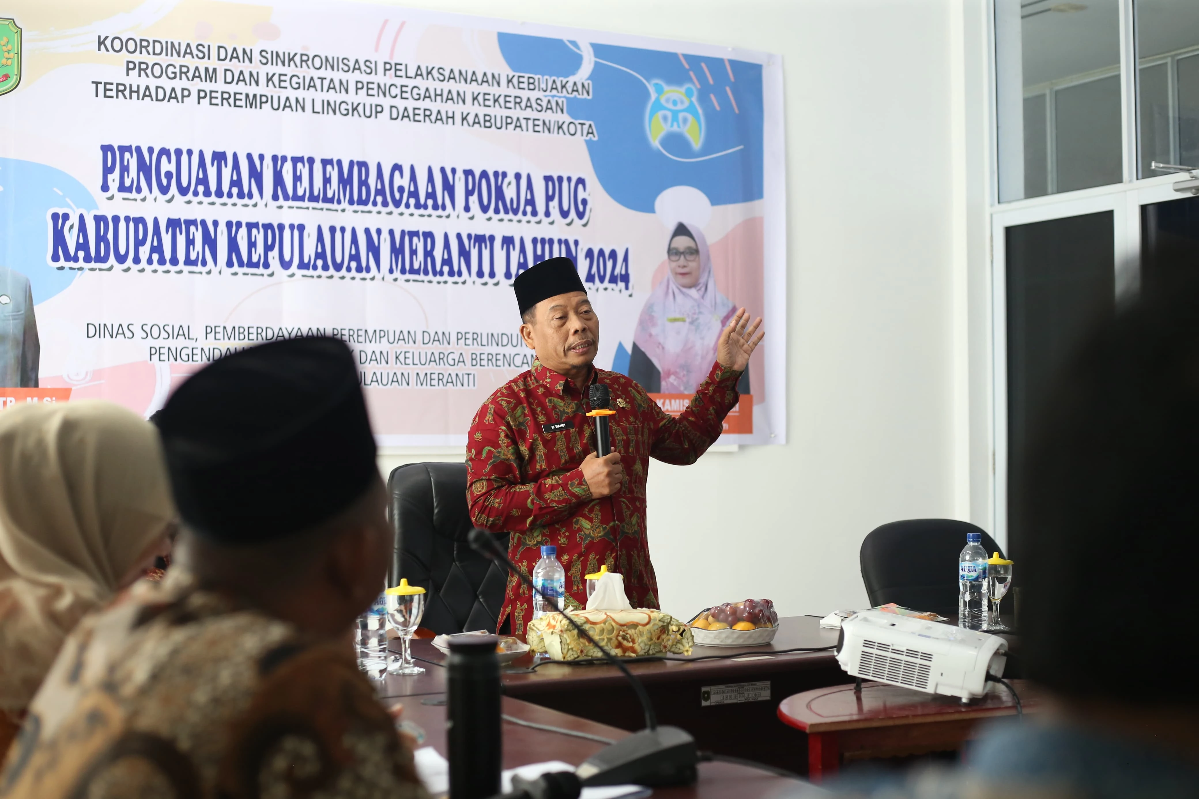 Pemerintah Kabupaten Kepulauan Meranti melalui Kelompok Kerja (Pokja) Pengarusutamaan Gender (PUG) menggelar rapat kerja Penguatan Kelembagaan Pengarusutamaan Gender