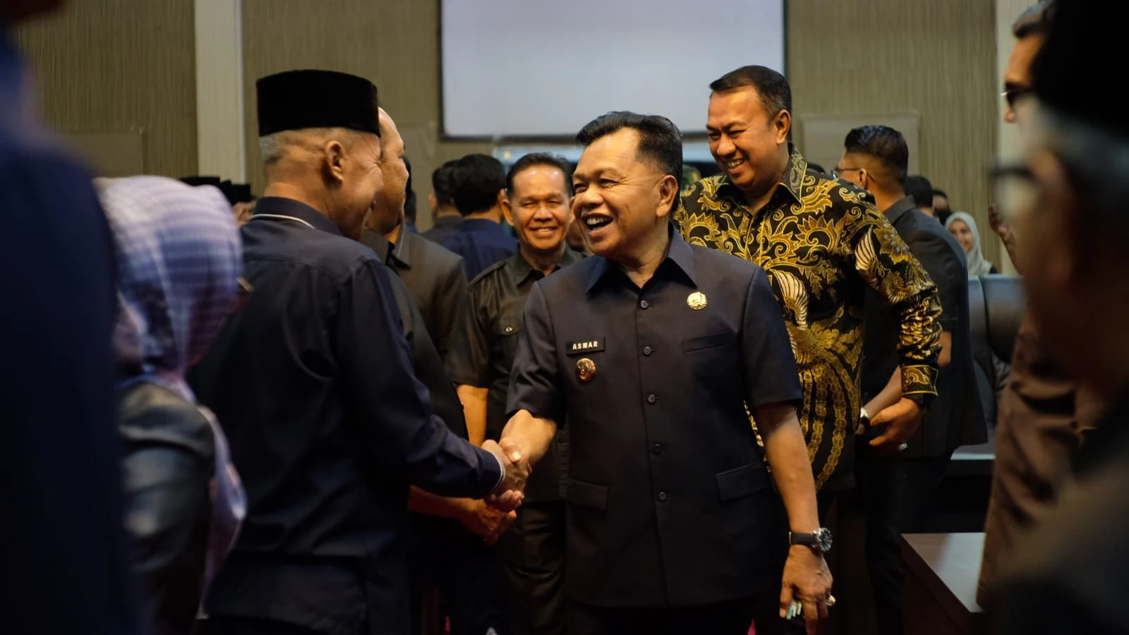 Plt. Bupati saat Menghadiri Rapat Paripurna Penetapan Bupati dan Wakil Bupati Terpilih