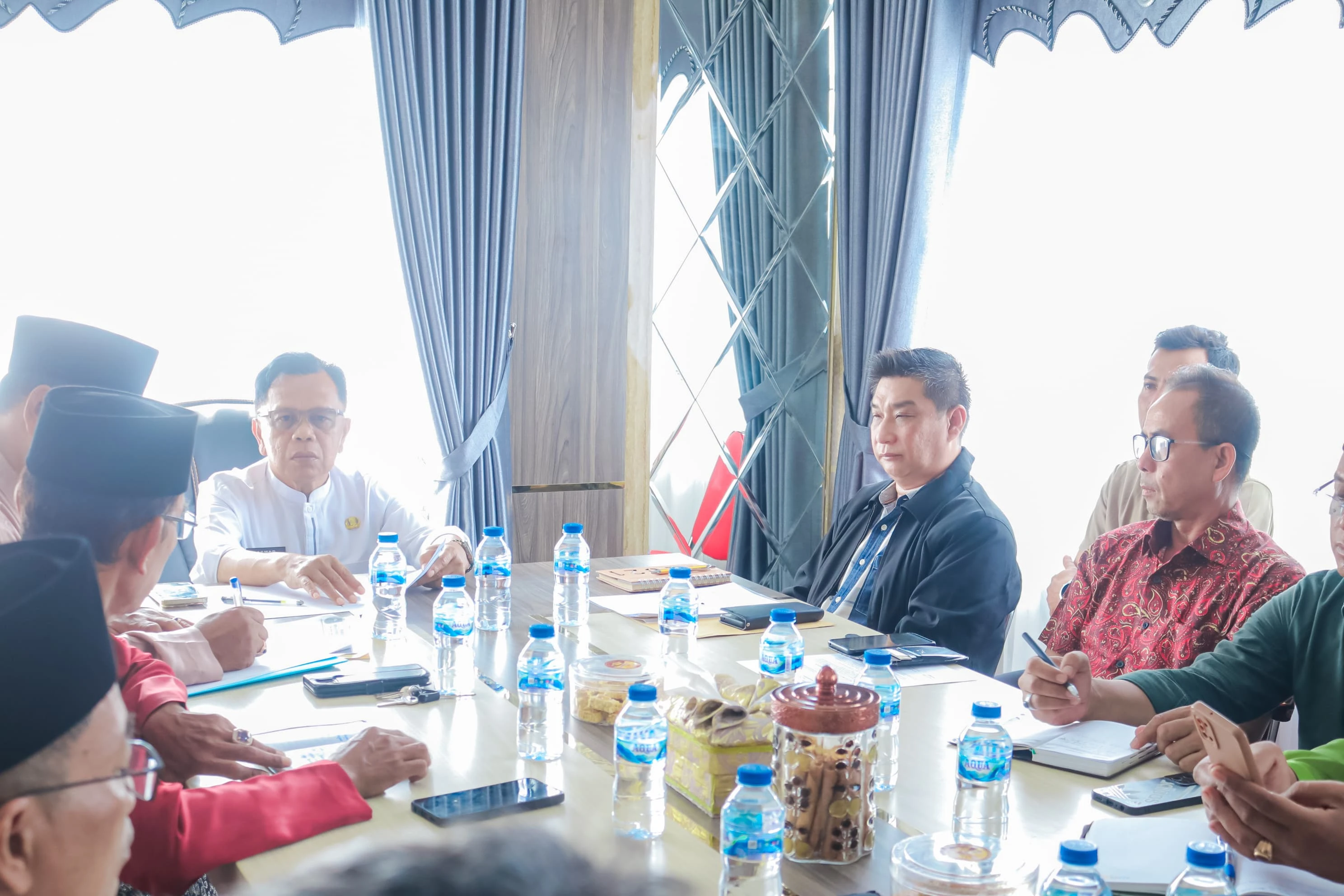 Bupati H. Asmar menerima kunjungan lanjutan dari Executive Director The Richgreen Group Pte. Ltd