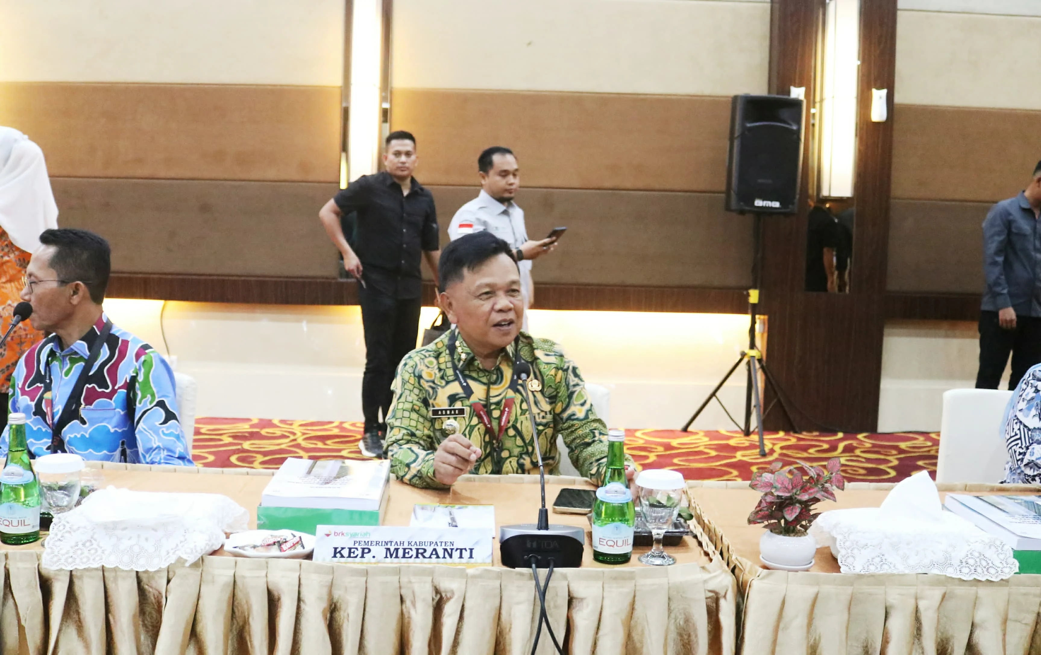 Bupati Kepulauan Meranti, AKBP (Purn) H. Asmar, hadir dalam acara Rapat Umum Pemegang Saham Tahunan (RUPS) Tahun Buku 2024 dan Rapat Umum Pemegang Saham Luar Biasa (RUPSLB) Tahun 2025