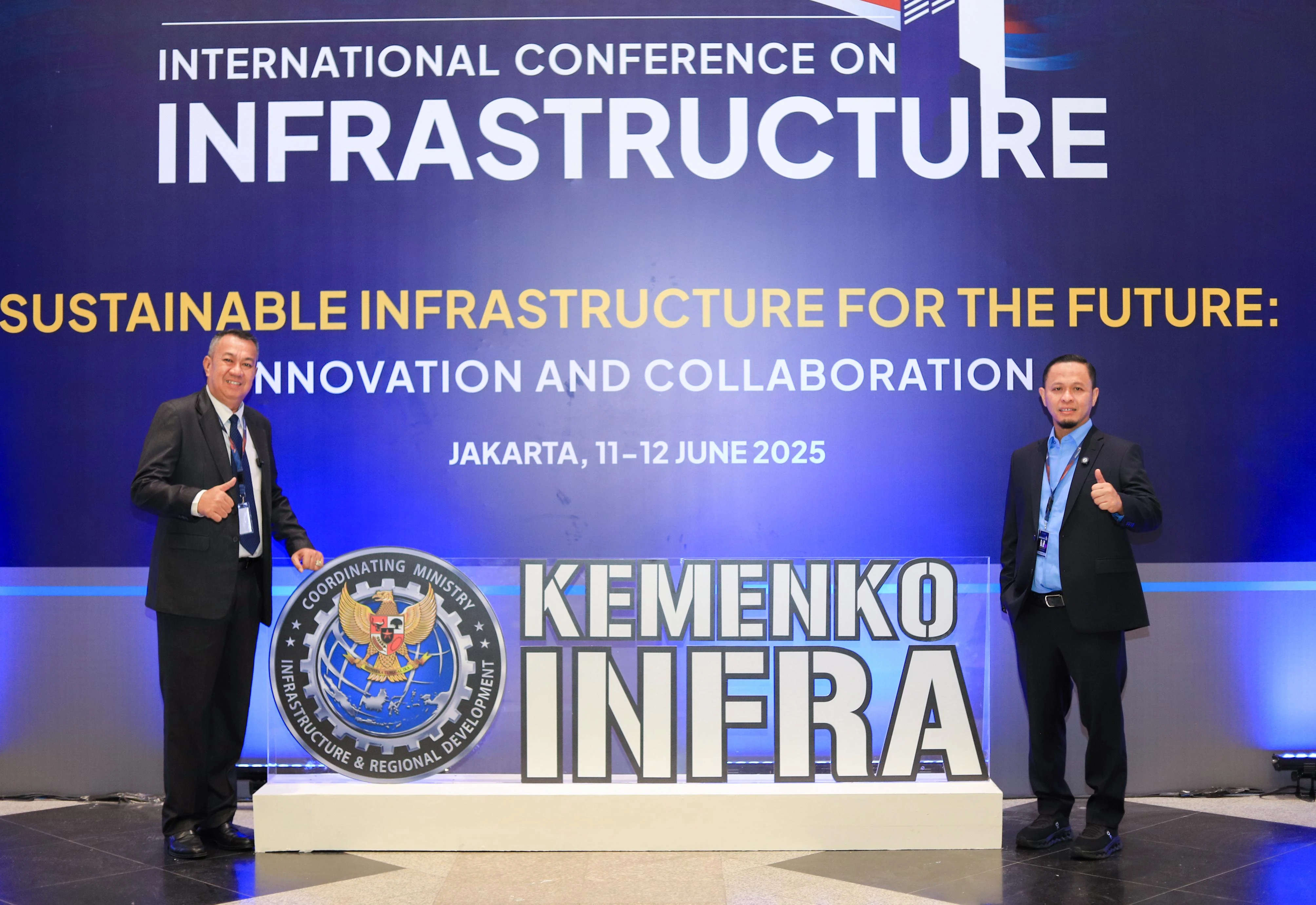 Wakil Bupati Kepulauan Meranti, Muzamil Baharudin SM, MM, menghadiri forum internasional bidang infrastruktur dan pembangunan bertajuk International Conference on Infrastructure (ICI) 2025 yang ditaja Kementerian Koordinator Bidang Infrastruktur dan Pembangunan Kewilayahan