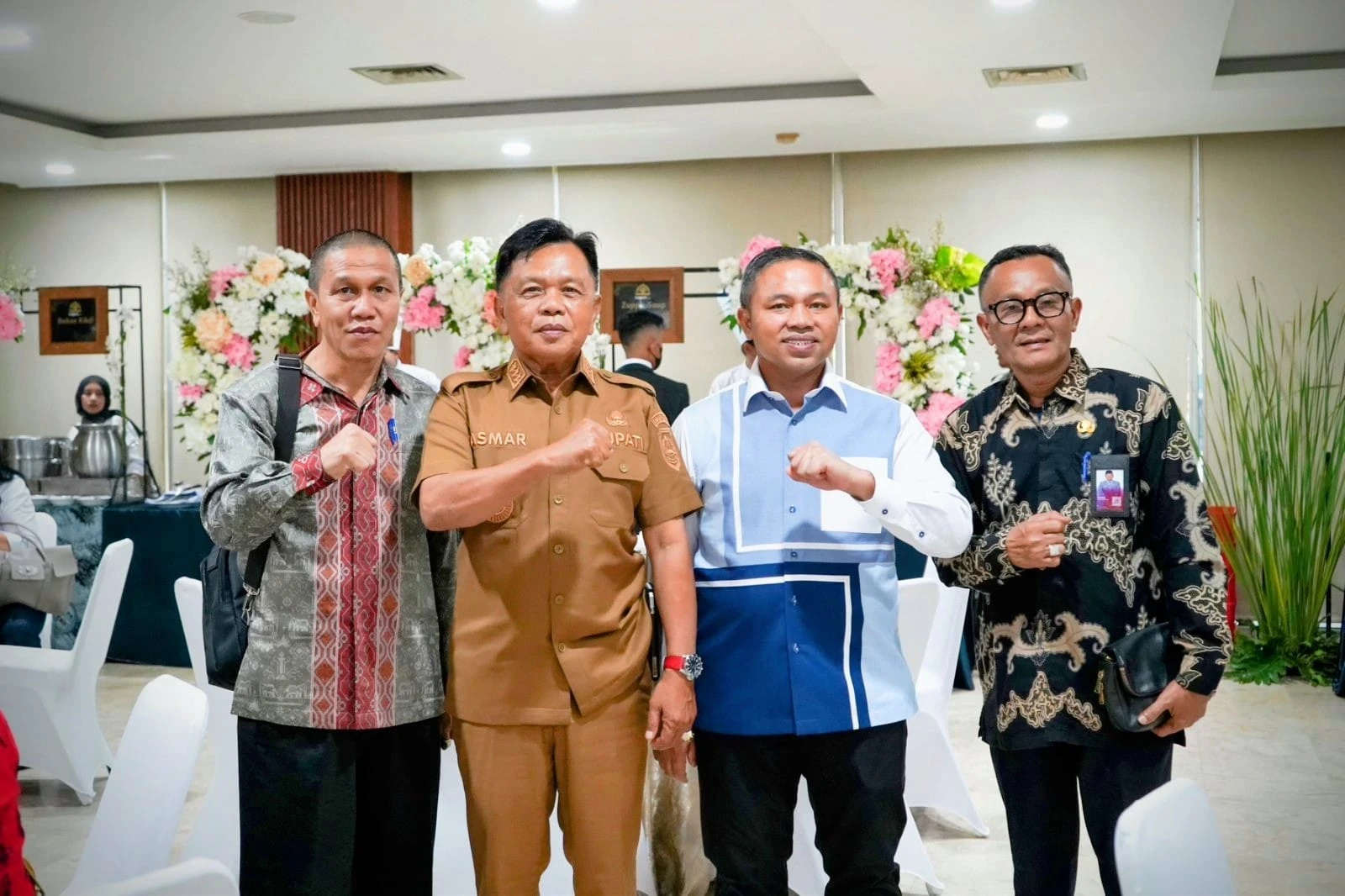 Bupati Meranti H. Asmar saat menghadiri Rapat Koordinasi Percepatan Program Hilirisasi Komoditas Prioritas Perkebunan yang digelar Kementerian Pertanian (Kementan) di Jakarta.